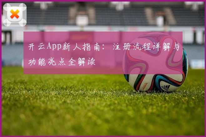 开云App新人指南：注册流程详解与功能亮点全解读